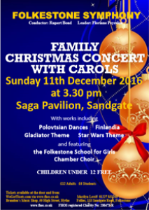 Family Christmas Concert with Carols - 11th December 2016